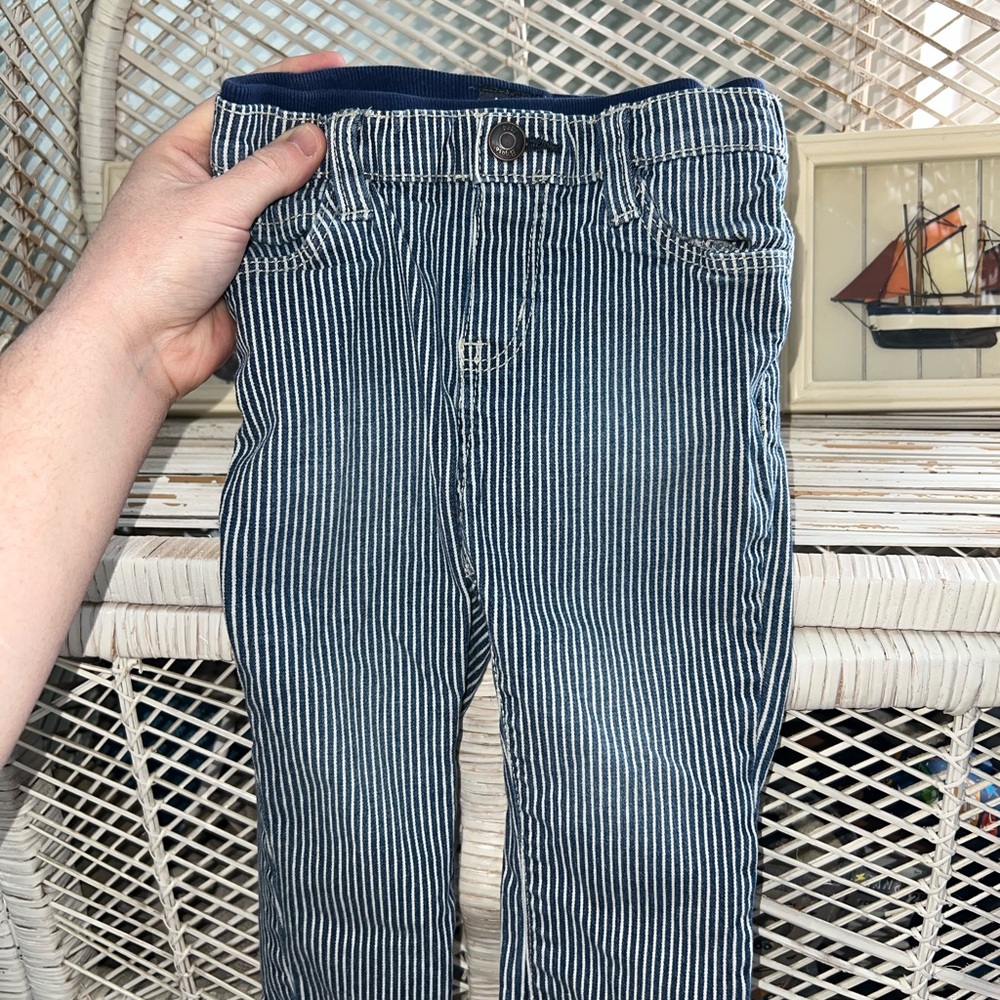 Baby b’gosh striped jeans